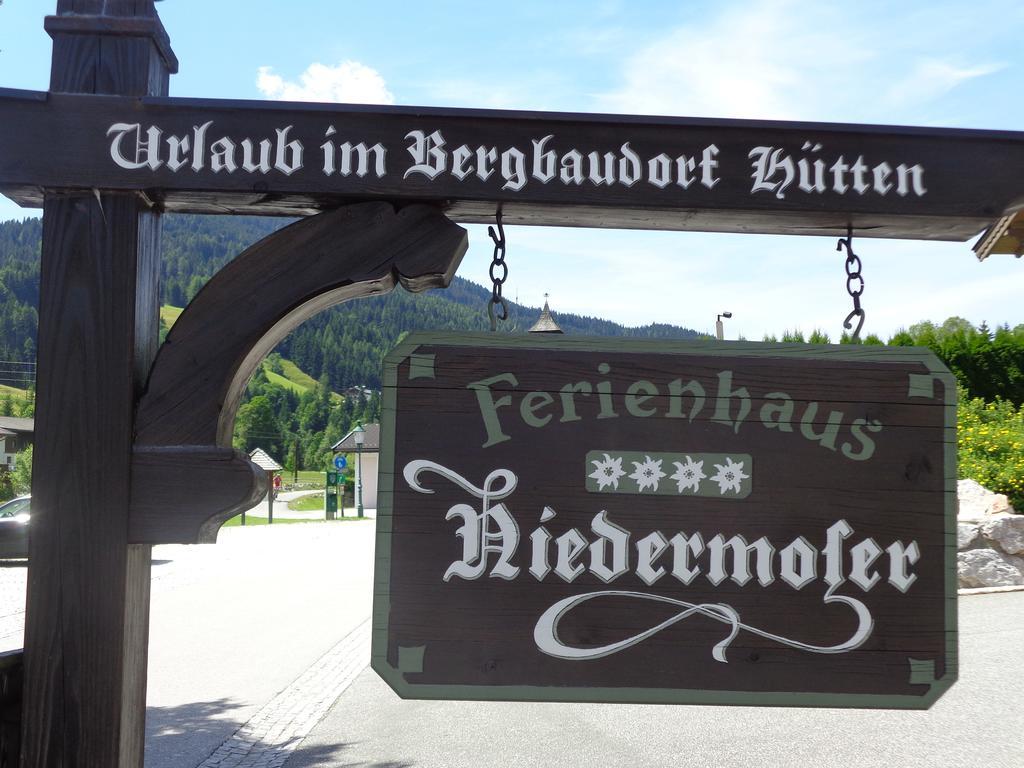 Ferienhaus Niedermoser Leogang Exterior foto